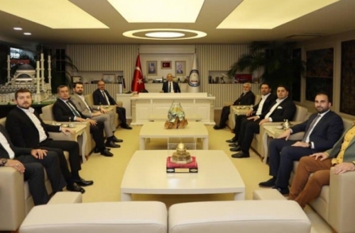GAİMDER'DEN MEHMET TAHMAZOĞLU'NA ZİYARET